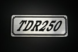 E-520-2 TDR250 銀/黒 オリジナルステッカー タンク テールカウル カスタム 外装 サイドカバー アンダーカウル ビキニカウル スイングアーム アッパーカウル フェンダー スクリーン フェンダーレス エンブレム デカール BOX 風防 等に ヤマハ YAMAHA TDR250