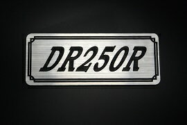 E-714-2 DR250R 銀/黒 オリジナルステッカー タンク テールカウル カスタム 外装 サイドカバー アンダーカウル ビキニカウル スイングアーム アッパーカウル フェンダー スクリーン フェンダーレス エンブレム デカール BOX 風防 等に SUZUKI スズキ DR250R