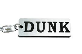 A-650-2 DUNK アクリル製 銀黒 シルバー2重リングオリジナルキーホルダー ホンダ ダンク50 マフラー ハンドル 外装 ミラー カスタム パーツ 等のアクセサリー