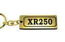 AA-25-1 XR250 アクリル製 金黒 ゴールド2重リング キーホルダー ホンダ マフラー ハンドル 外装 ミラー カスタム パーツ 等のアクセサリー(2)