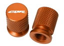 S-46 CBR オレンジ CBR1000RR CBR600R CBR400R CBR250RR CBR400F エアーバルブキャップ パーツ カスタム部品