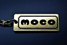 A-425-1 MOCO アクリル製 金黒 2重リングオリジナルキーホルダー 日産 モコ mg22a mg33s 前期 後期 パーツ