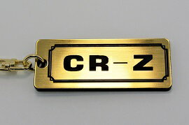 A-440-1 CR-Z アクリル製 金黒 2重リングオリジナルキーホルダー ホンダ 前期 後期 パーツ 無限