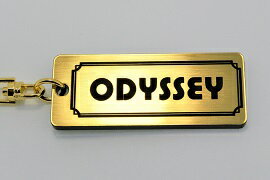 A-456-1 ODYSSEY アクリル製 金黒 2重リングオリジナルキーホルダー ホンダ オデッセイ アブソルート re rb1 rb3 rc1 rc4 ra前期 後期 パーツ