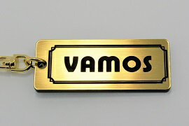 A-461-1 VAMOS アクリル製 金黒 2重リングオリジナルキーホルダー ホンダ バモス 360 カスタム パーツ