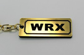 Rakuten - A-504-1 WRX アクリル製 金黒 2重リングオリジナルキーホルダー スバル カスタム パーツ