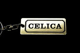 A-564-1 CELICA アクリル製 金黒 2重リングオリジナルキーホルダー トヨタ セリカ xx lb zzt st205 st185 ta27 ダルマ 前期 後期 カスタム パーツ