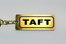Rakuten - A-635-1 TAFT アクリル製 金黒 2重リングオリジナルキーホルダー ダイハツ タフト 24 前期 後期 カスタム パーツ