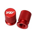 S-63 YZF 赤 YZF-R1 YZF-R6 YZF-R25 YZF-R3 YZF-R125 YZF-R15 YZF-R7 エアーバルブキャップ パーツ カスタム部品