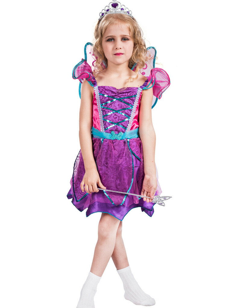 子供ハロウィン衣装子供 女の子 翼を含む ドレス プリンセスの衣装 ハロウィン 衣装 キッズ ハロウィン衣装 幼稚園ハロウィン衣装 最新ハロウィン衣装