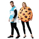 大人用 Cookies and Milk 2点セット コスチューム ハロウィン メンズ レディース コスプレ 衣装 女性 男性 送料無料