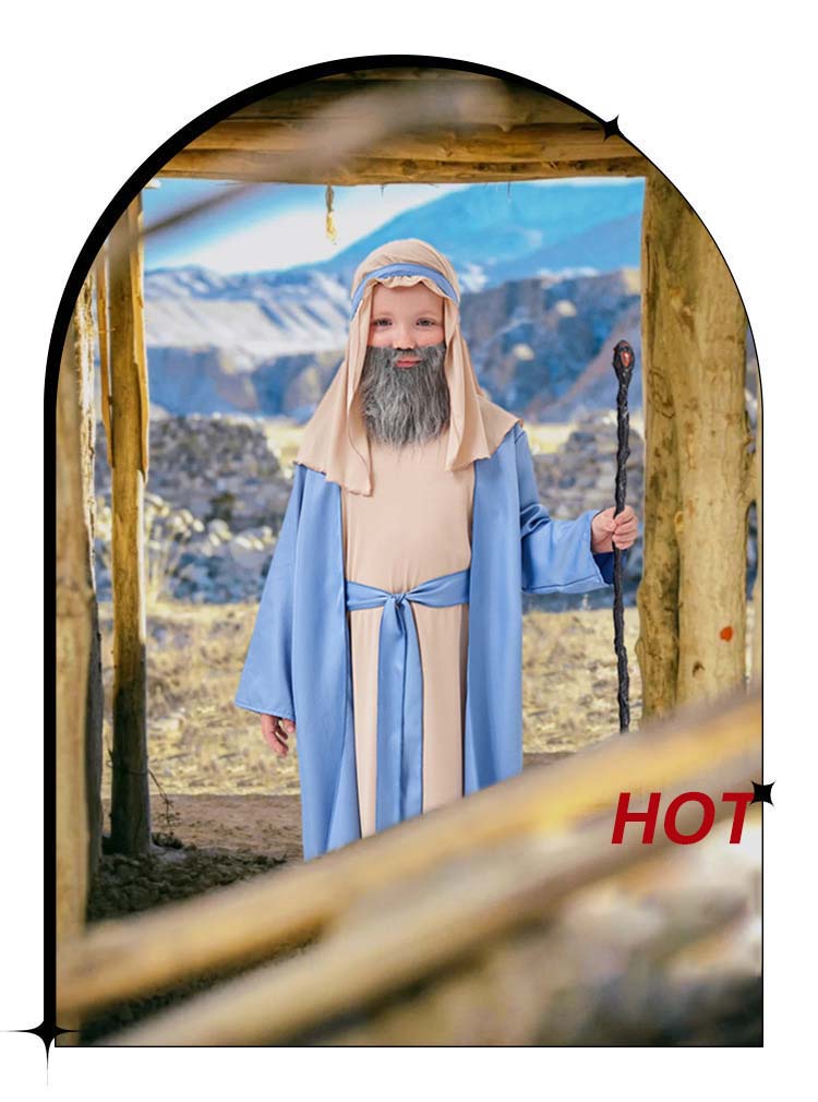 ハロウィン コスチューム アラブ ドバイ アラビア 首長 おじいさん 羊飼い 長老の着物 アラブの王子 砂..