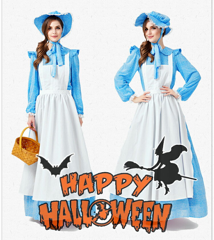 M〜XLハロウィン衣装 大人用 女性用 メイド服 コスプレ メイド コスチューム ロリータ ハロウィン 衣装 アリス レディース ガールズ 燕尾服 ハロウィーン