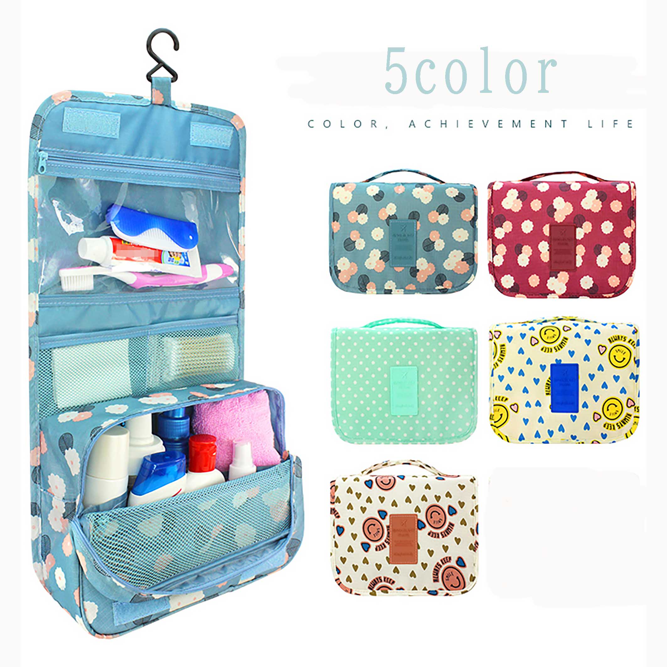 旅行用品 化粧ポーチ メイクポーチ ラベルポーチ 旅行 出張 吊り下げ 収納バッグ 小物入れ 便利グッズ 大容量 持ち運び便利 収納 小物 整理 バッグインバッグ 送料無料