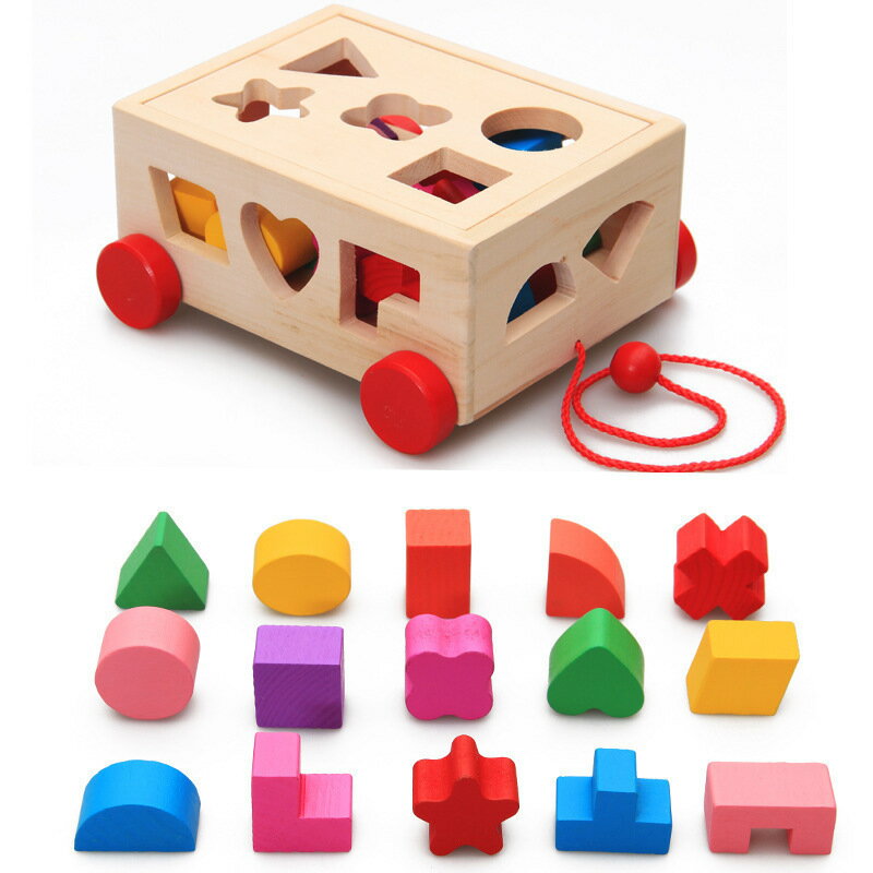 送料無料 知育玩具 木のおもちゃ パズル 型はめパズル 赤ちゃん おもちゃ ボックス 木製 ブロック 積み木 木製 おもちゃ 木のパズル かたはめ ギフト 出産祝い クリスマス プレゼント