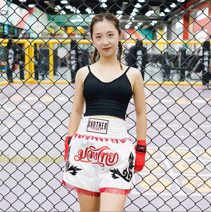 MMA ボクシング トランクス　パンツ　メンズ　レディース　キッズ　子供　大人　青...