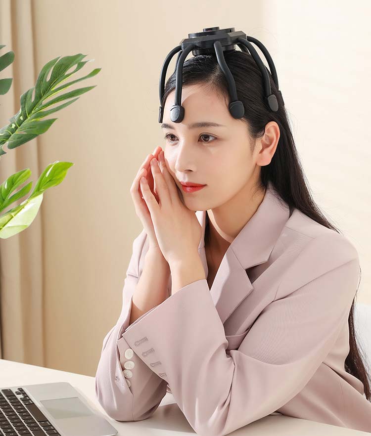 頭皮マッサージ器 電動 頭皮 ヘッドマッサージャー ヘッドマッサージ器 頭皮エステ器 高品質 頭皮ケア 柔らかい揉み 疲れ ストレス解消 睡眠 頭痛改善 男女兼用 多周波パルス振動 ヘッドマッサージ 電動 クリスマス 母の日 父の日 敬老の日 プレゼント 送料無料