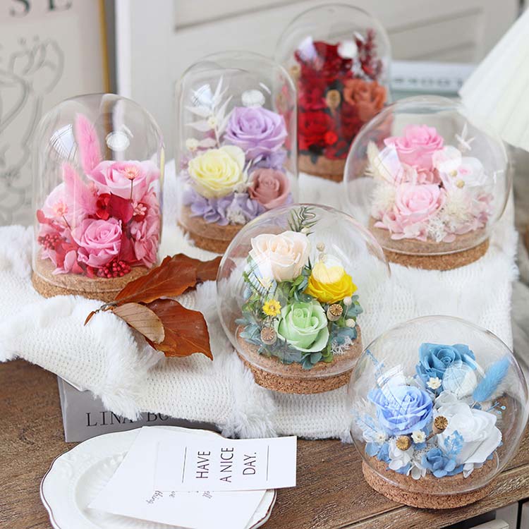 送料無料 プリザーブドフラワー 永遠の花 永生花 枯れない花 バラ ギフト 薔薇 ローズ カーネーション プレゼント ガラスポット ドライフラワー ボックス付 卒業式 母の日 成人式 成人 誕生日 結婚祝い 母 彼女 結婚記念日 両親 退職祝い 電報 結婚式 還暦祝い お祝い 2