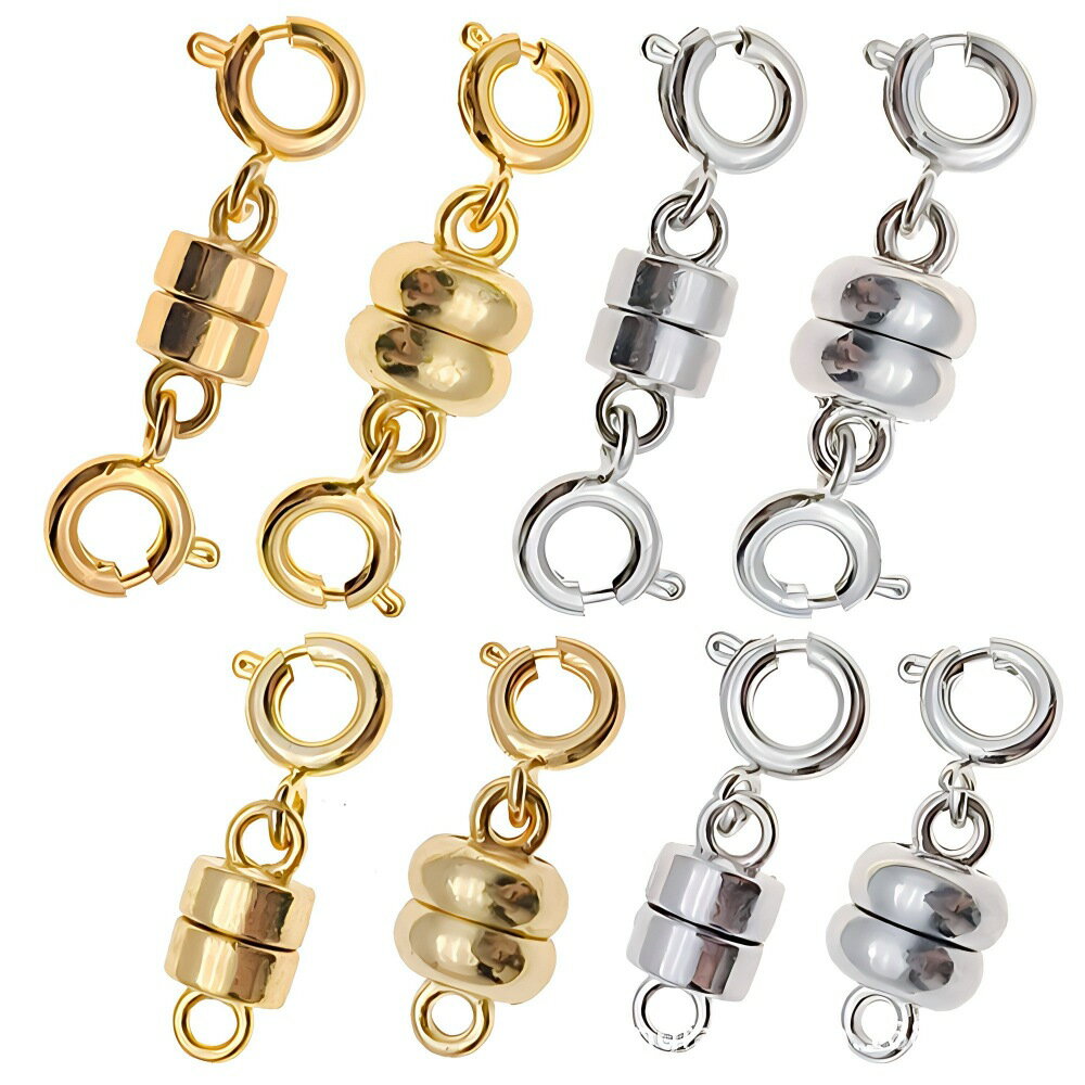 ブレスレット ネックレス 延長 留め具 マグネット クラスプ ジョイント パーツ ワ...