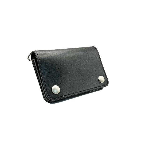Rakuten - 日本製 栃木レザー フルベジタブルタンニン トラッカー スナップ ミドルウォレット 折財布