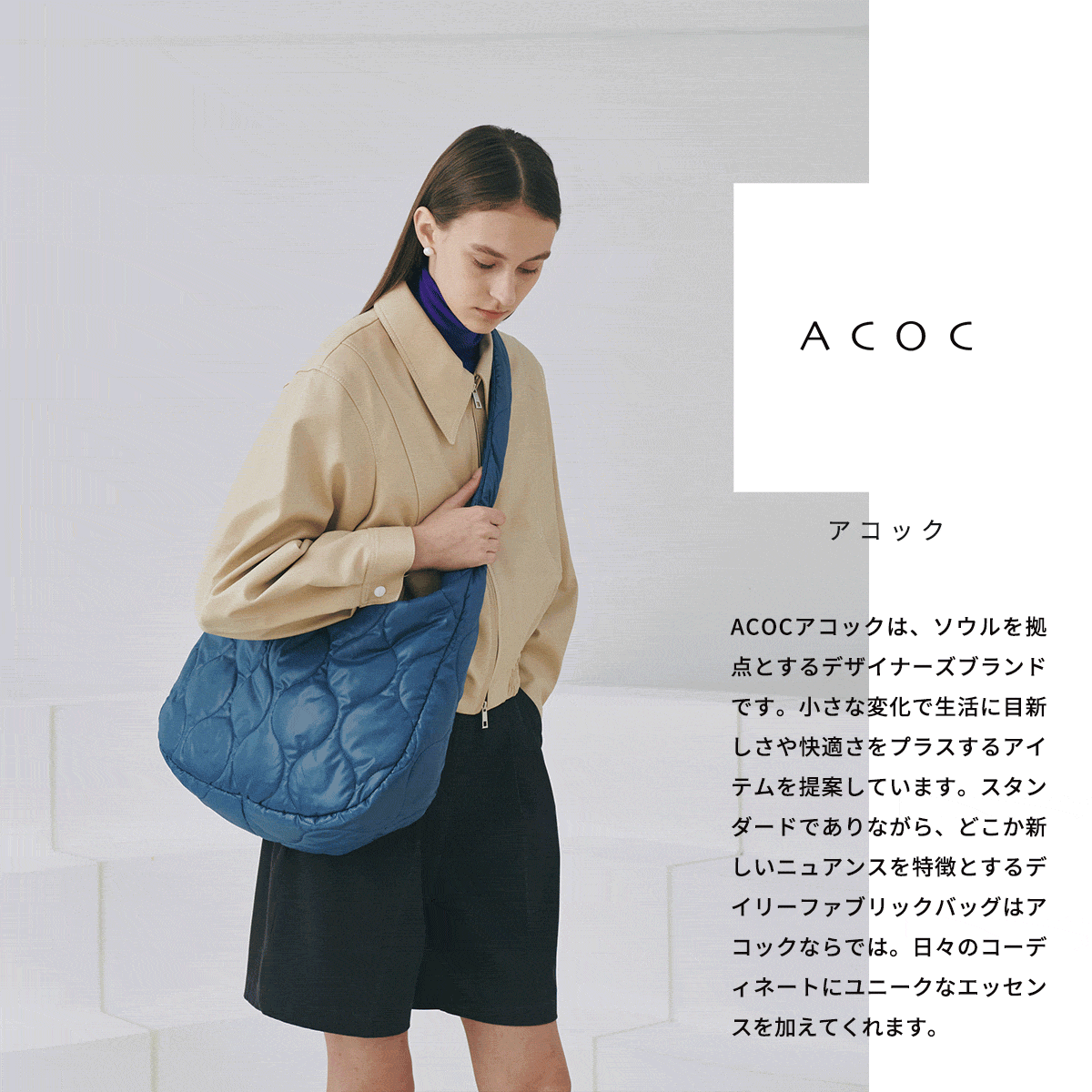 【SALE⇒30%OFF】 ショルダー バッグ レディース ACOC アコック Double Round Shoul...