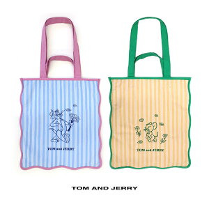トムとジェリー トートバッグ バッグ レディース W-TJ1381 グッズ キャラクター トム トゥードルス トプシー 3匹の子猫 薄手 キャンバス A4 新着商品 GIFT