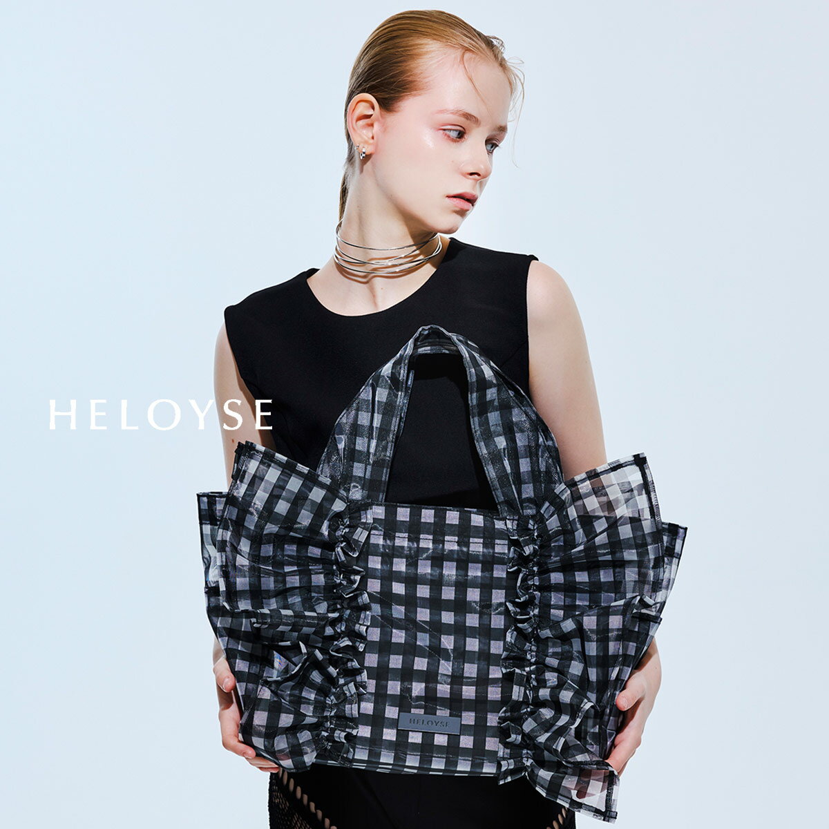 Rakuten - トートバッグ バッグ レディース HELOYSE エロイーズ HELOYSE butterfly mesh バタフライ メッシュ チェックラグジュアリー GIFT 新着商品