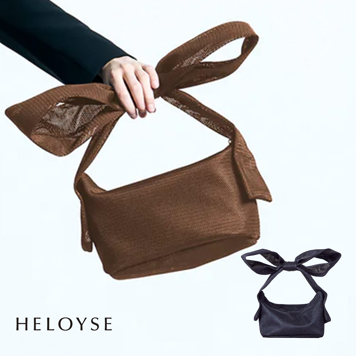 Rakuten - 【スーパーSALE限定30％OFF】 ハンドバッグ バッグ レディース ショルダーバッグ フリルバッグ HELOYSE エロイーズ ボンネバッグ リボン ラグジュアリー GIFT 新着商品