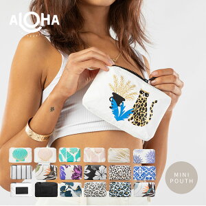 【LINE登録⇒クーポン配布中】 アロハコレクション ポーチ バッグ 撥水ポーチ 小物入れ ミニサイズ ハワイ アウトドア ヨガ フィットネス サーフィン メール便送料無料