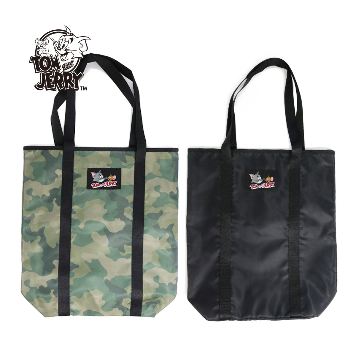 Rakuten - 【LINE登録⇒クーポン配布中】 トムとジェリー トートバッグ 機能的 a4 小物入れ かわいい バッグ レディース メンズ ユニセックス ワーナー エコバッグ アウトドア お買い物