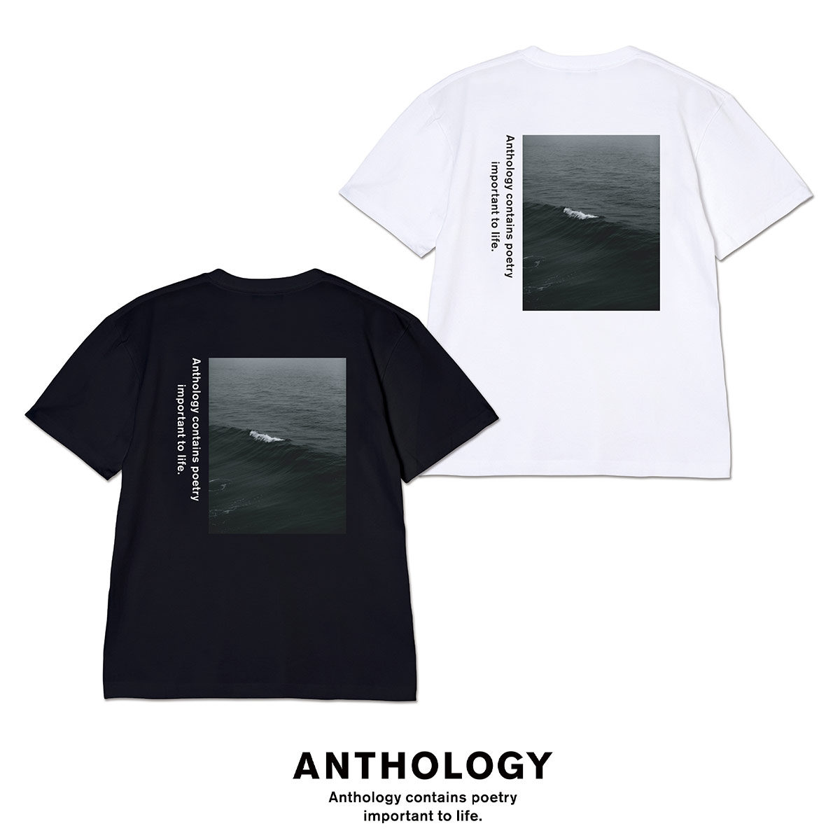 Rakuten - Tシャツ レディース メンズ ユニセックス ANTHOLOGY アンソロジー Sea T-Shirt 26AW-03 バックプリント トップス 男女兼用 新着商品