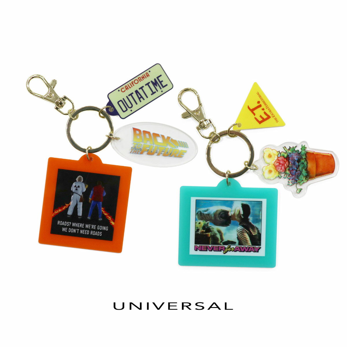 【クーポン対象】チャーム キーホルダー レディース メンズ バッグ ET バックトゥザフューチャー FIL0103 映画 プレゼント 新着商品