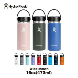 ハイドロフラスク タンブラー ハイドロフラスク Hydro Flask キャップ ハワイ ワイドマウス 16oz タンブラー ステンレスボトル 魔法瓶 保温 ボトル 水筒 断熱 473ml ヨガ アウトドア 保存 新着商品