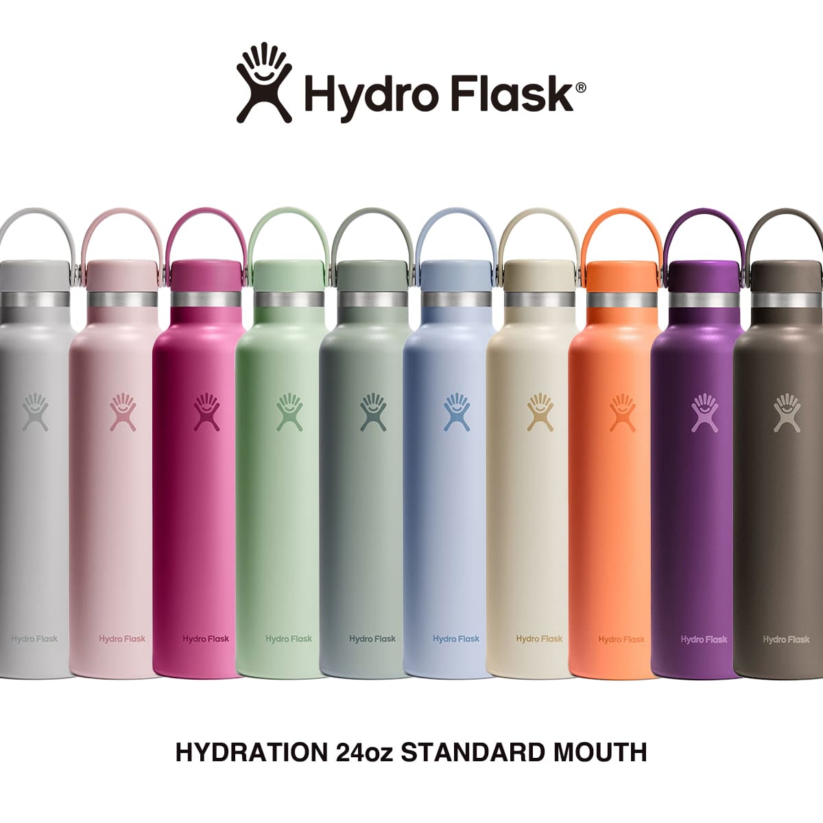 Rakuten - ハイドロフラスク HydroFlask 正規品 スタンダードマウス 24oz 709ml ハイドレーション ステンレスボトル 魔法瓶 保温 かわいい ヨガ ジム アウトドア 新着商品 GIFT