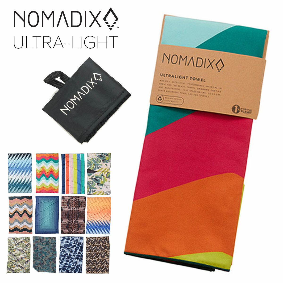 ▼NOMADIX Nomadix UltraLightTowel(ウルトラライトタオル) カリフォルニア州で生まれたノマディックスは、 様々なデザインと機能性、そして環境に優しいタオルブランドです。 サーフィンやキャンプをして毎日を過ごす中...