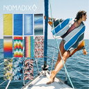 ▼NOMADIX / NOMADIX TOWEL(ノマディックスタオル) カリフォルニア発、NOMADIX(ノマディックス) カリフォルニア州で生まれたノマディックスは、 様々なデザインと機能性、そして環境に優しいタオルブランドです。 サーフィンやキャンプをして毎日を過ごす中、環境汚染の問題について何かできる事はと 考えたブランド創業者3人が、再生可能なプラスチックで環境を守るプロダクト開発をスタート。 そこで生まれたのが、ペットボトルなどを再利用して作成された リサイクルポリエステル繊維でできた高機能でサステナブルなタオル。 一般的なタオルと比べて約4倍もの吸水性と速乾性を兼ね備え、 使った後もサッと乾き、臭いの原因となるバクテリアの繁殖さえも防ぎます。 その他、プロダクトによってシーンに役立つ万能な機能が盛り沢山。 ●ヨガマットとして ●お家時間のフィットネスに ●ビーチマットタオルとして ●野外フェスなどのシートに ●花火大会やピクニックなどのシートに ●ソファやクッションカバーとしてインテリアに 様々なシチュエーションで大活躍します！ ■Size 72x184cm ■重さ： 453g ■素材：リサイクルポリエステル繊維 当店はNOMADIX正規品販売店になります。