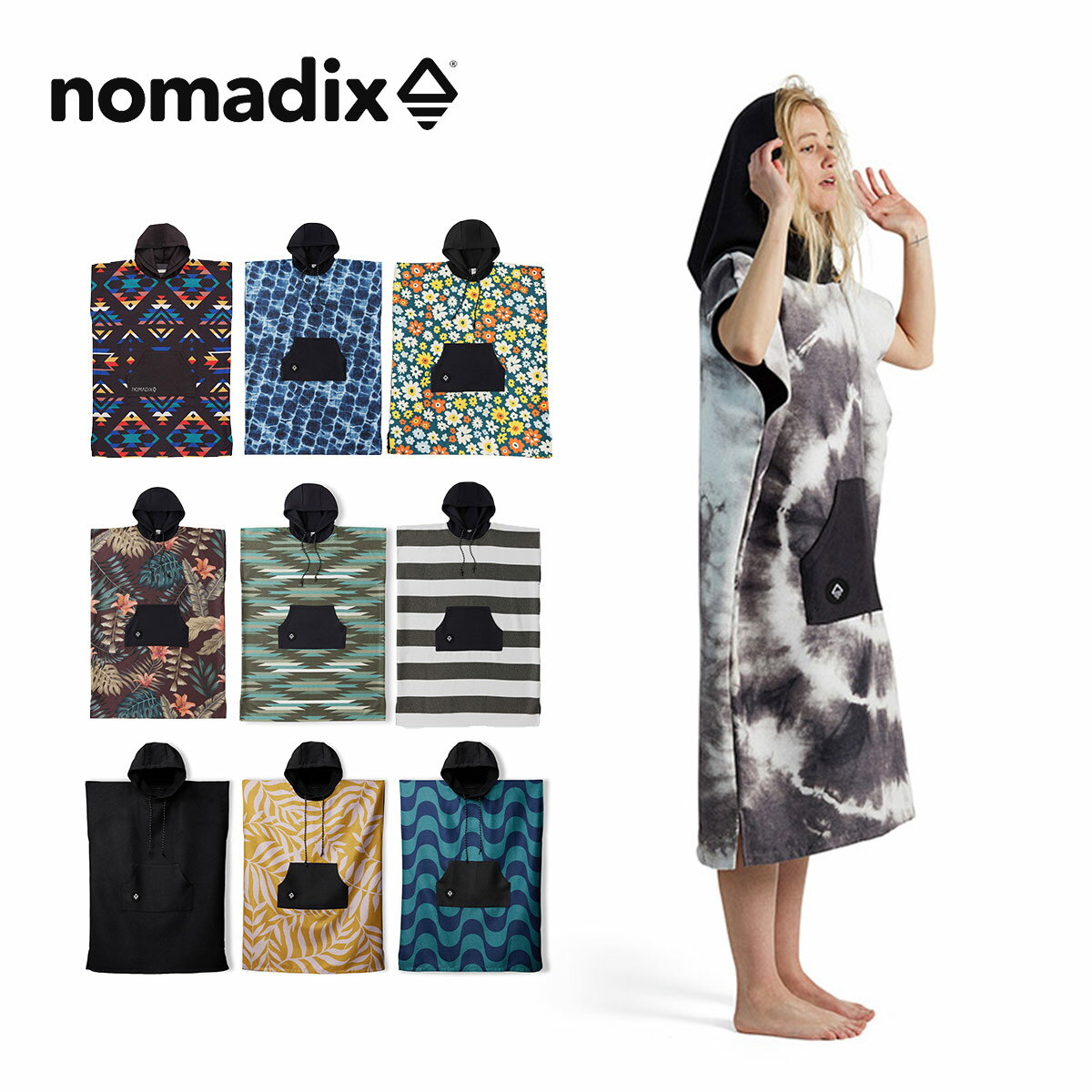 ポンチョ レディース ユニセックス 冬 夏 NOMADIX ノマディックス ヨガ フィットネス サステナブル ビ..