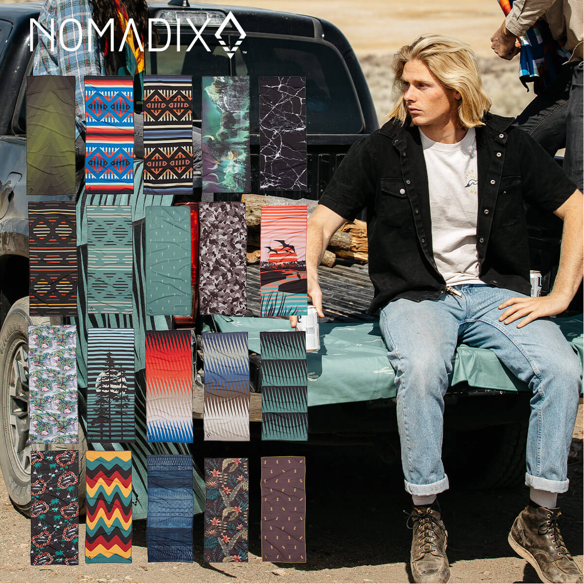 【LINE登録⇒限定クーポン】タオル ヨガマット レディース メンズ NOMADIX ノマディックス アウトドア ヨガ フィットネス サステナブル ビーチ ビーチタオル お家時間 リゾート 海 フェス エコ 吸水性 速乾性 海外 インポート 正規販売店