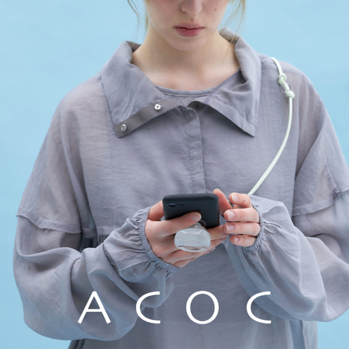 Rakuten - スマホ グリップトック スマホスタンド レディース ACOC アコック Pebble Grip Stand_Ivory スマホアクセサリー スマホグリップ 個性的 可愛い アコーク 大人 ユニセックス メンズ 新着商品