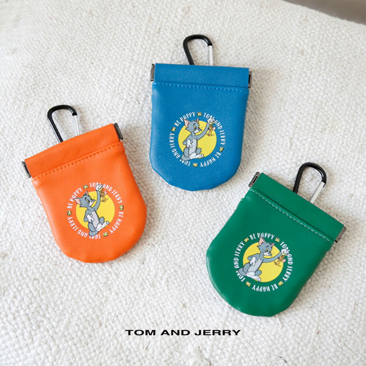  トムとジェリー ポーチ レディース アコモデ ジェリー トム カラビナ バッグチャーム ファニー オシャレ かわいい ギフト GIFT 新着商品