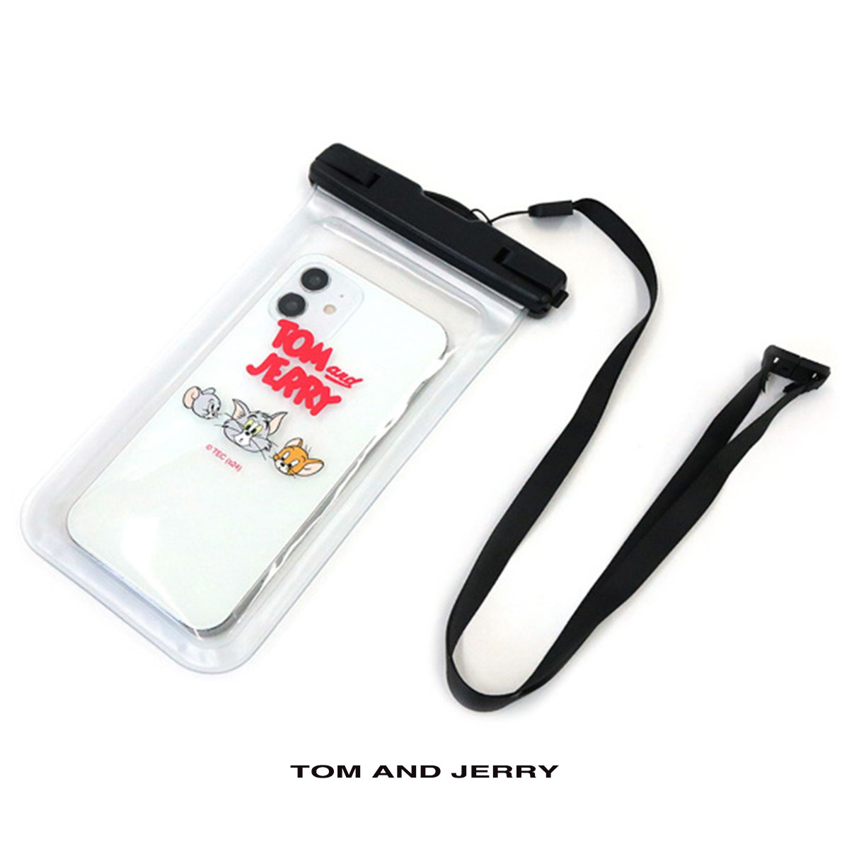 Rakuten - トムとジェリー 防水スマホポーチ スマホショルダー レディース トム タフィー ジェリー ポーチ 防水 ショルダーバッグ スマホケース IPX8 レジャー アウトドア プール キャンプ 海 新着商品
