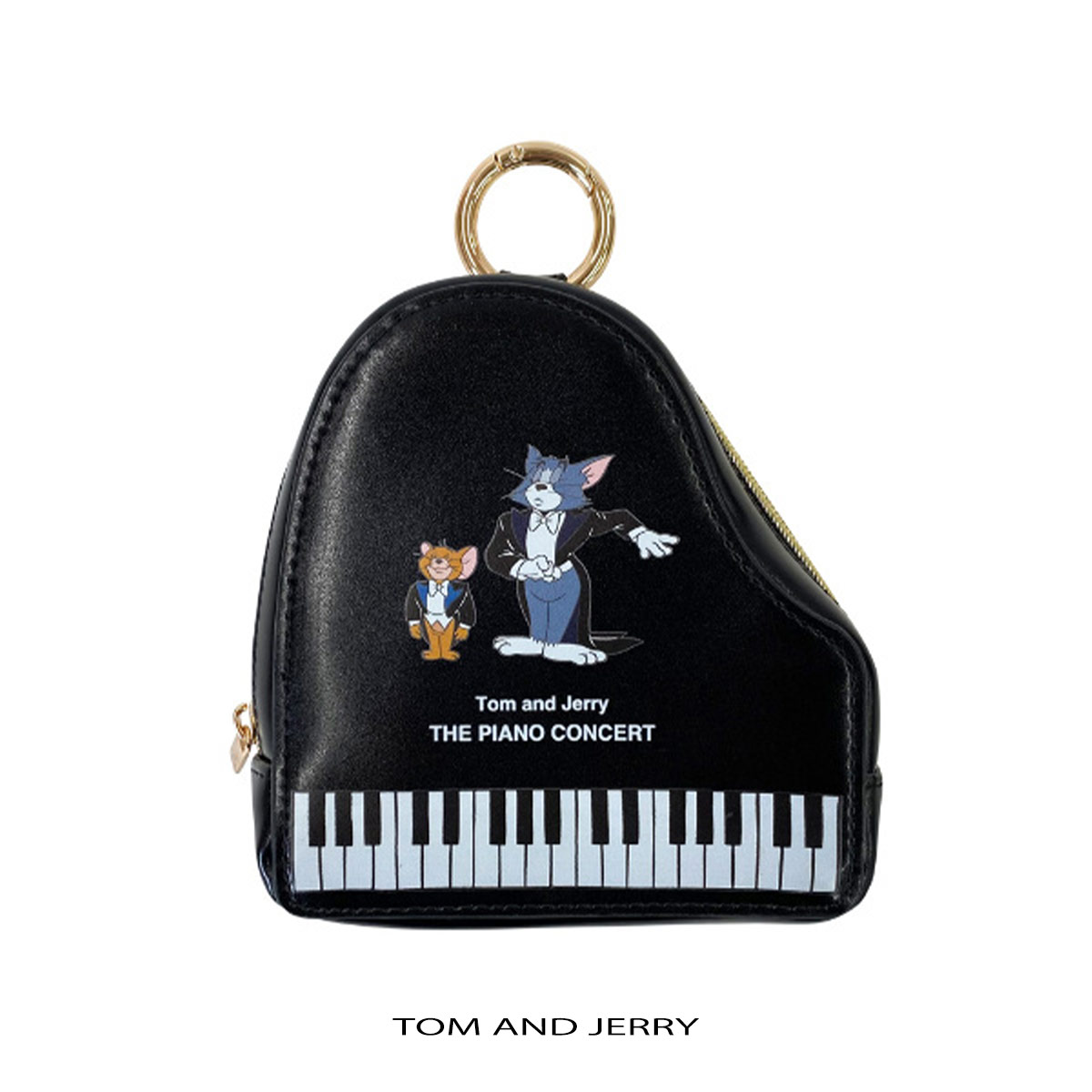 Rakuten - トムとジェリー ポーチ バッグ レディース 化粧ポーチ コスメポーチ TOM and JERRY Piano Concert ピアノポーチ アクセサリー ポスターアートポーチ 収納 小物入れ ブランド ミニバッグ 新着商品