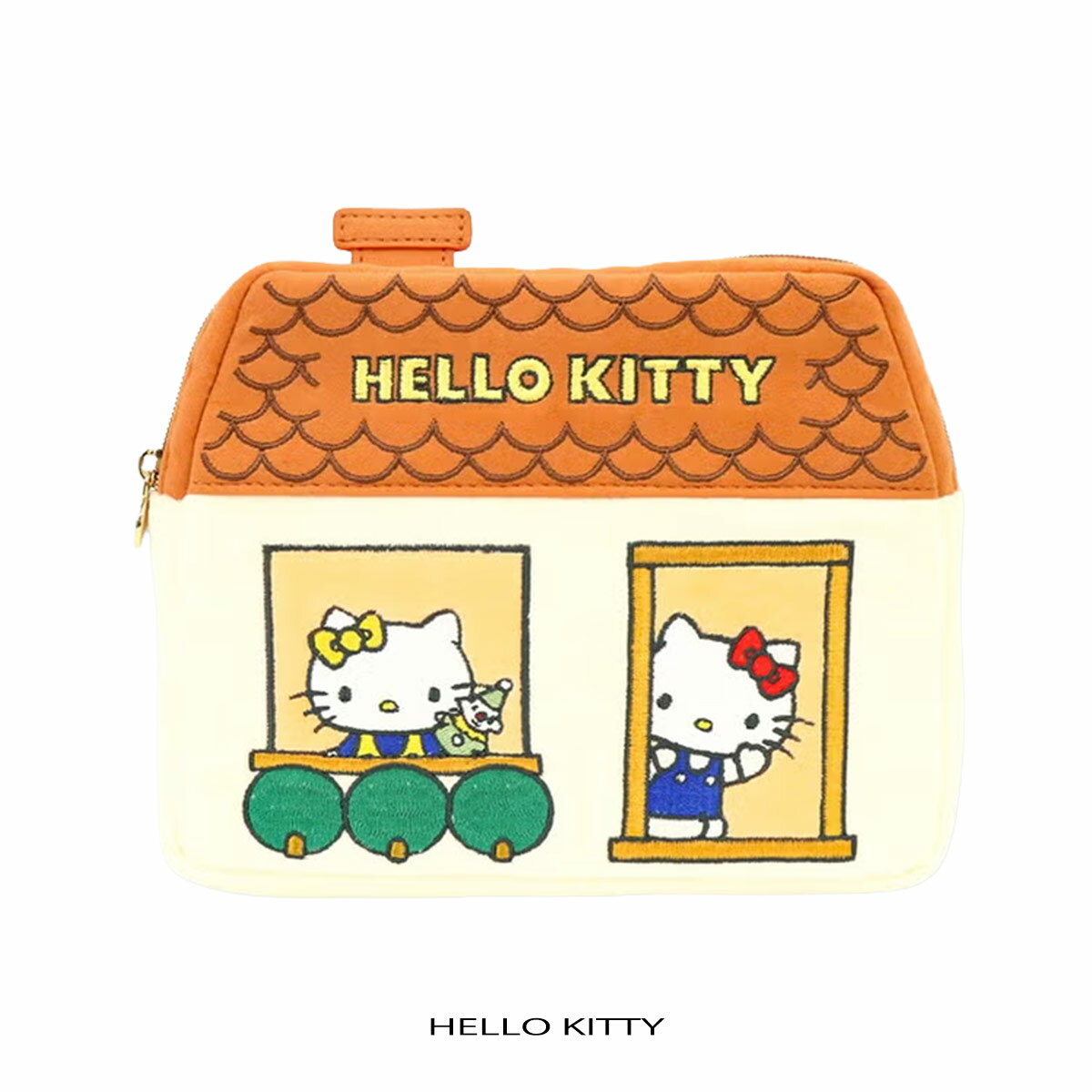 sanrio ハローキティ レディース ポーチ ハウスポーチ アコモデ Accommode S-SK1495 サンリオ キッズ マルチポーチ アクセサリーポーチ 小物入れ コスメポーチ 化粧ポーチ キャラクター プレゼント ギフト GIFT キティちゃん 新着商品