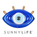 SUNNY LIFE / グリークアイ フロート 2004年にオーストラリアにて設立されたサニーライフ。シドニーのビーチで構想されたこのブランドは、オーストラリアのライフスタイルを象徴する存在となっています。 オーストラリアの夏の生活（＝SUNNYLIFE）にインスパイヤーされて、ビーチ、キッチン、ダイニング、アウトドア、インテリアなど様々な商品を生み出してきました。 インパクトがあるデザインとカラーのフロート。プールや海で注目の的になること間違いなしです!!大きめのサイズなので、100kgまで使用することが可能です。 素材 : ポリ塩化ビニール 重量 : 約2kg サイズ : 約w185×D110×H18cm 耐荷重 : 100kg ※時期により、裏地や一部パーツなど仕様が若干変わる場合がございます。 ※お客様のモニター環境によって、画像の色が実物と異なって見える場合がございます