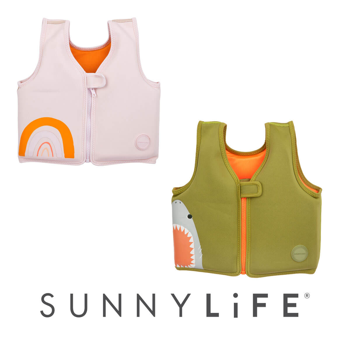 キッズ ライフセーバーベスト シャーク フロートベスト 海外品 マリンスポーツ フロート サニーライフ プール ビーチ 海水浴 持ち運び アウトドア インスタ映えのサムネイル