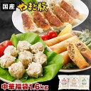 やまと豚 中華福袋 1.6kg NS-CJ | 送料無料 父の日 早割 肉 プレゼント 食品 ギフト 食べ物 グルメ おつまみ 惣菜 グルメ福袋 餃子 冷凍餃子...