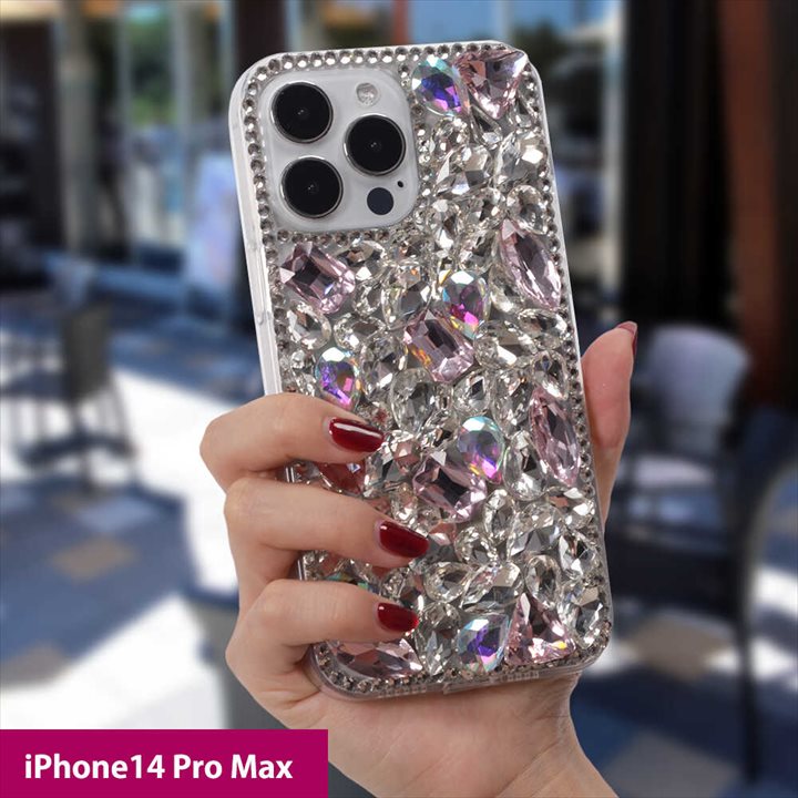 Rakuten - iPhone14 Pro Max ケース キラキラ クリスタル ラインストーン ダイヤモンド保護ケース