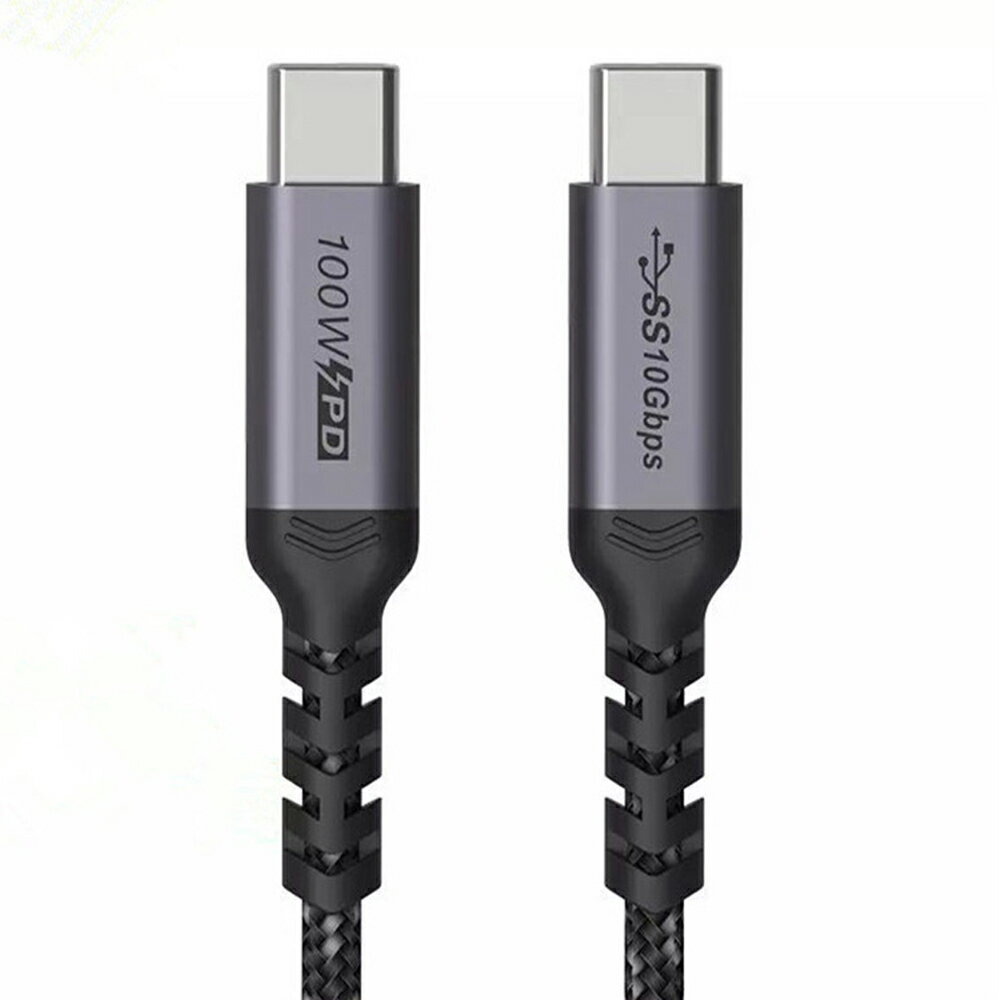 USB C Type C ケーブル (Gen2) 100W/5A急速充電 USB3.1 PD3.0対応 4K / 60Hz 映像出力 1m e-Marker内蔵