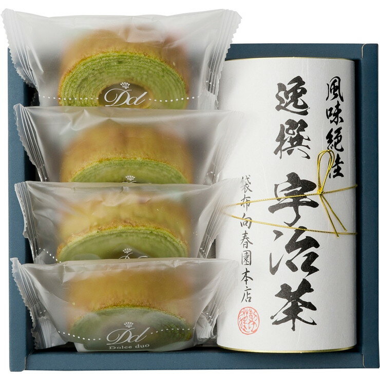 袋布向春園本店 日本茶こだわりセット【父の日楓】（MBT-03）【父の日 宇治茶 日本茶 抹茶バウムクーヘン 緑茶 お茶 スイーツ 和菓子 焼菓子 詰合せ 個包装 美味しい 洋菓子 おしゃれ かわいい ギフト 結婚内祝い 出産内祝い 香典返し 法事引き物】＜A5＞