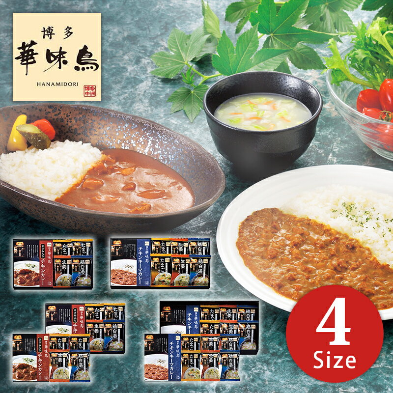 博多華味鳥 バラエティギフト 【父の日 スープ 雑炊の素 レトルトカレー フリーズドライ スープセット チキンカレー 生姜 鶏白湯 グルメ 人気 有名店 銘柄鶏 ギフト プレゼント 贈答用 贈り物 美味しい 手土産 差し入れ レトルト 家族 福岡県 内祝い お返し 香典返し】